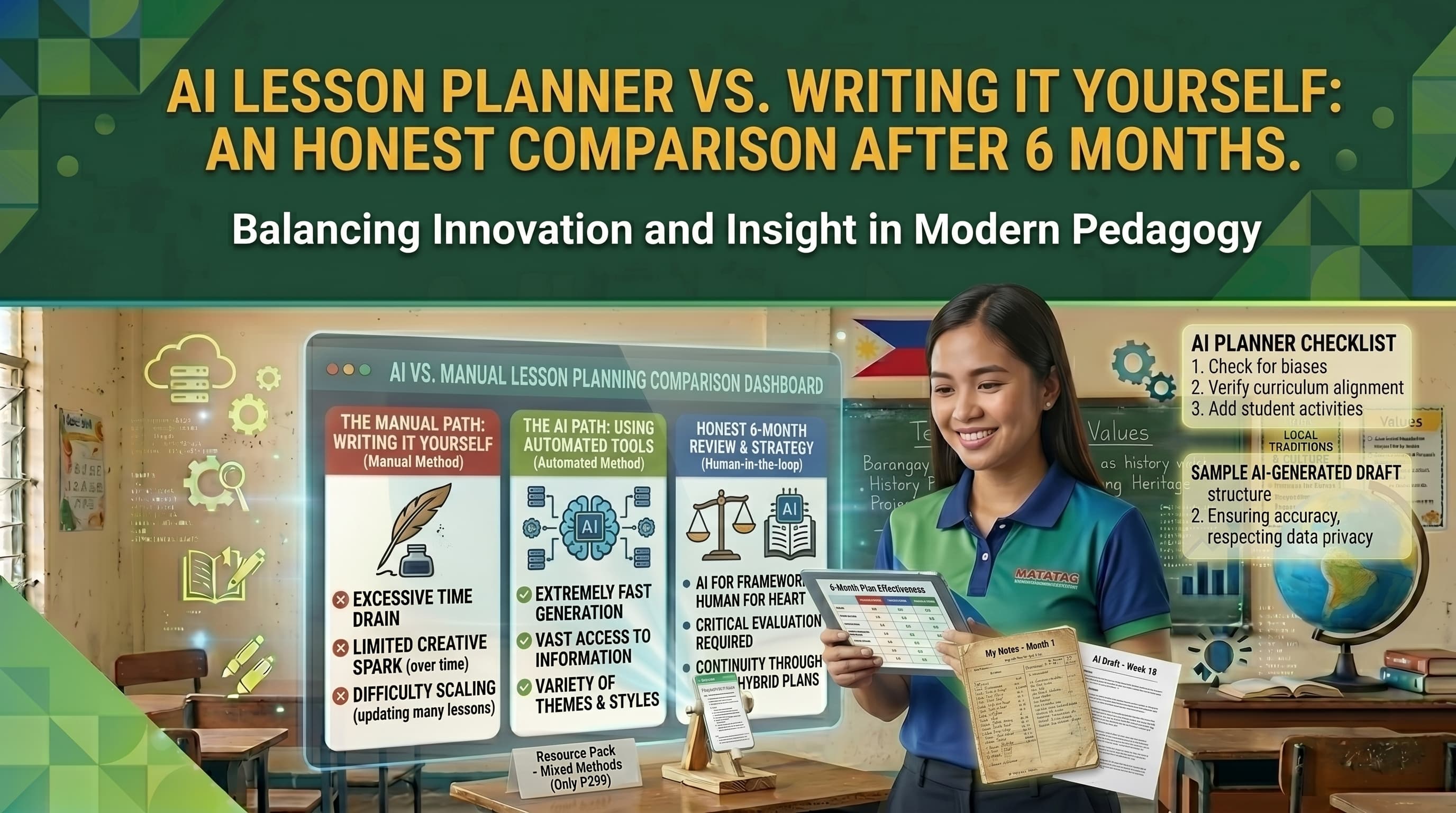 AI Lesson Planner vs. Writing It Yourself: An Honest Comparison After 6 Months