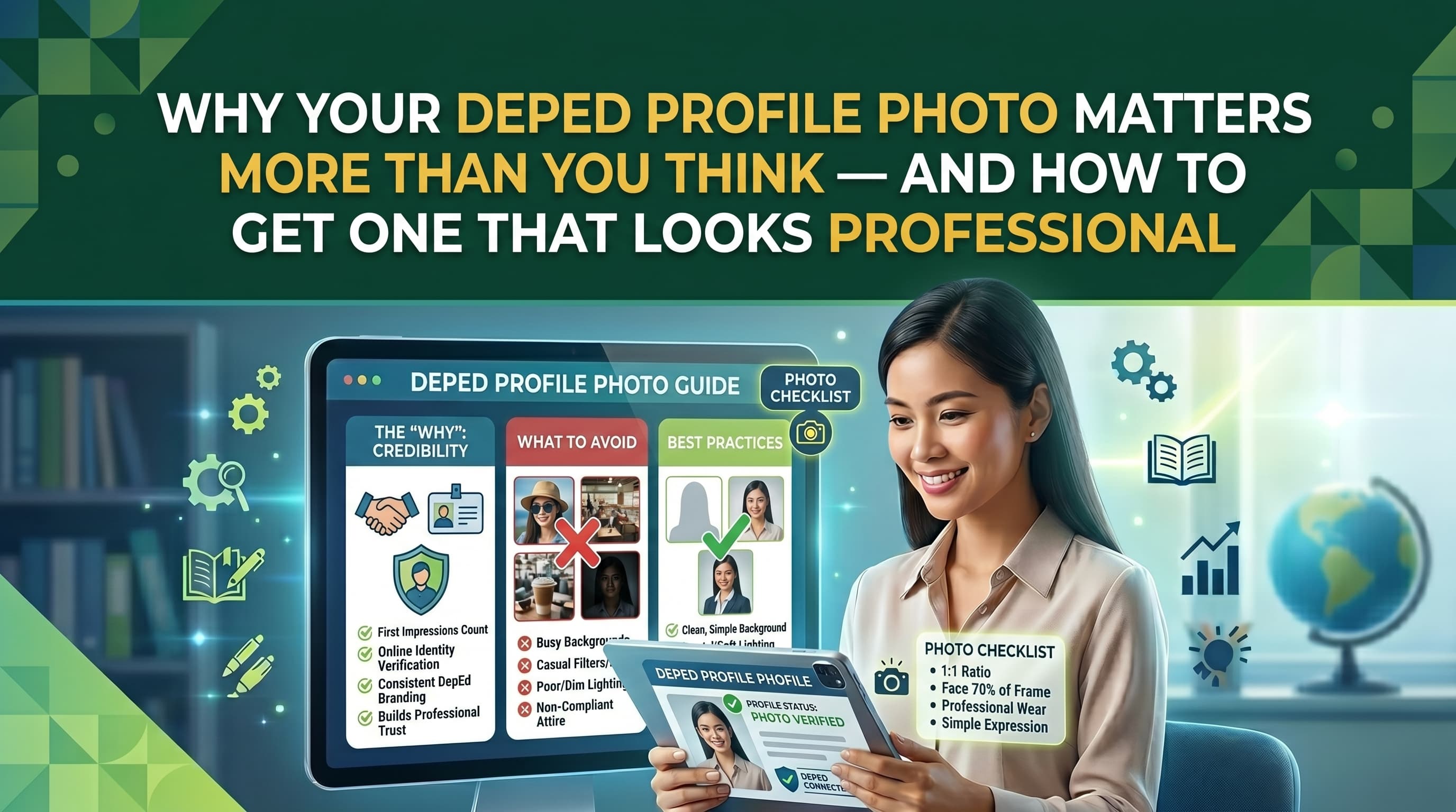 Why Your DepEd Profile Photo Matters More Than You Think — And How to Get One That Looks Professional