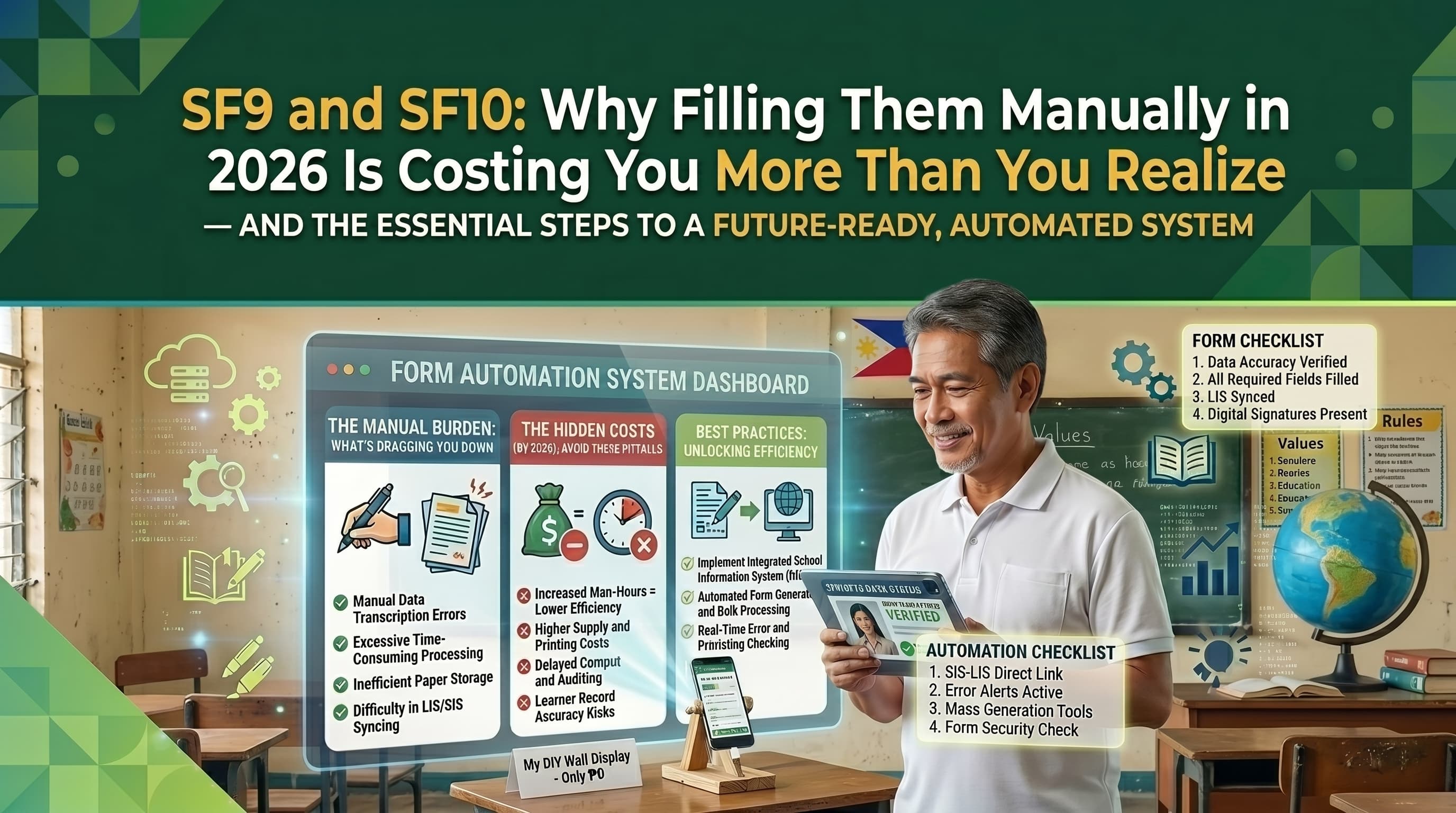 I Turned My Classroom Wall Into a Smart Board Using Only My Phone and ₱0